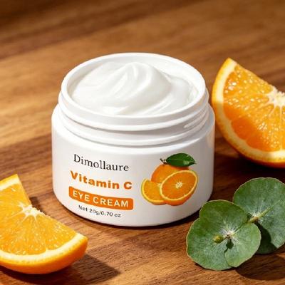 Crème pour les yeux à la vitamine C, à la niacinamide et au collagène, hydratante