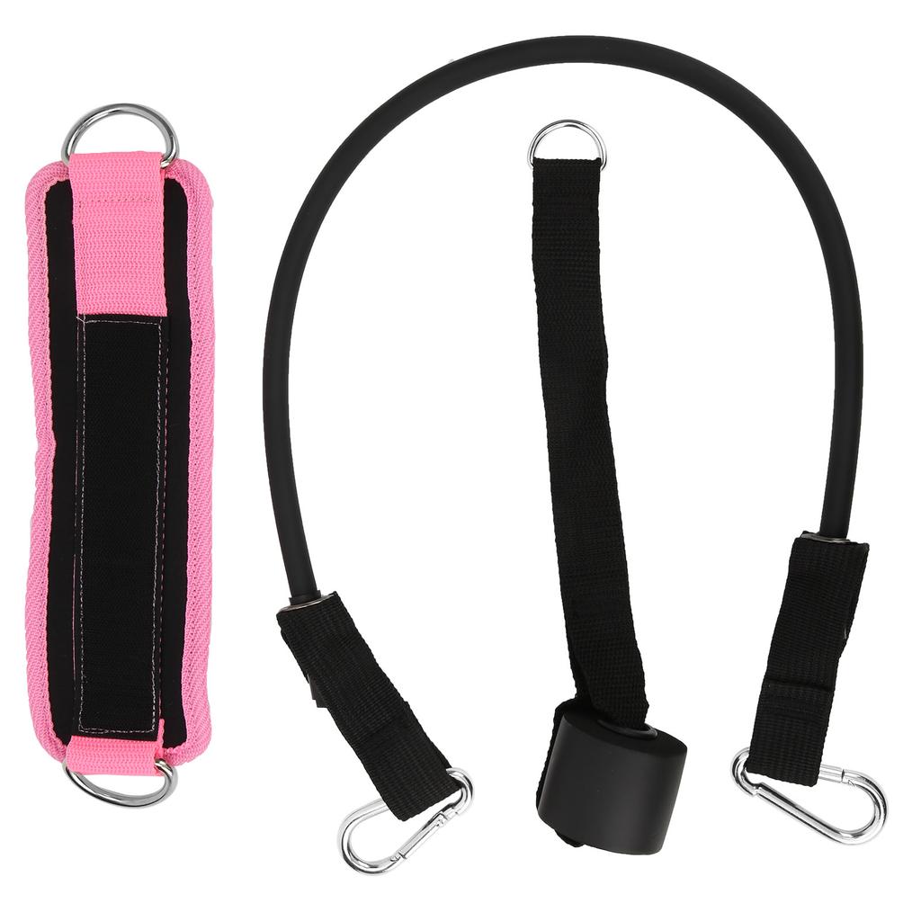Ankle Strap Set Double Metal DRing Fitness Ankle Strap for Legs Butt and   Exercise(Pink Set )