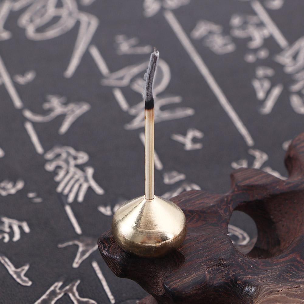 Shape Buddhism Craft Metal Incense Stick Holder Incense Base Sandalwood Coil Base Home Decoration