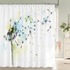 Dandelion Natural Flowers Shower Curtains Waterproof Bathroom Curtain Bath Curtain High Quality With Hooks Shower Curtain