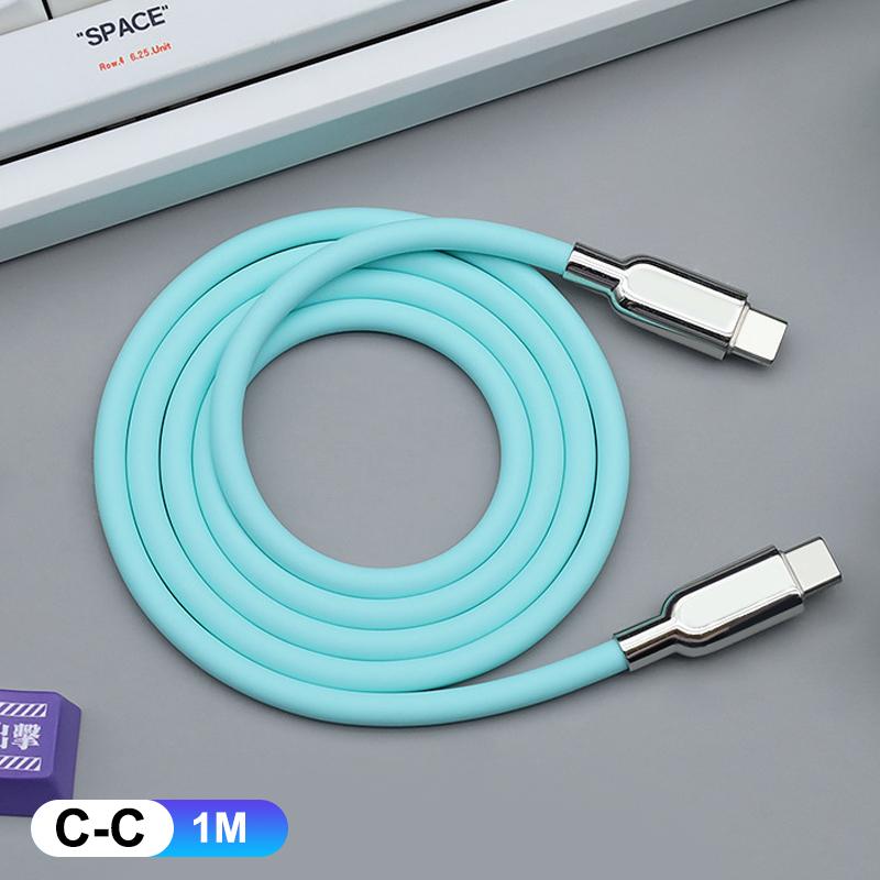 240W Pd3.1 Liquid Silicone Usb C Type-C Fast Charging Cable 15 16 17 S23 S24 S25