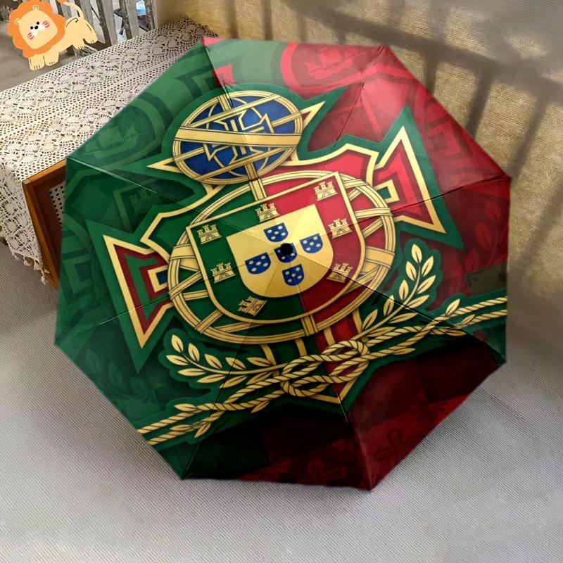 Portuguese Heritage Pride Folding umbrella travel durable printing travel Umbrella