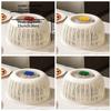 Washable Plastic Vegetable Food Cover Anti Fly Mosquito Heat Resistant Draining Basket Breathable Dust Proof Cover Dining Table