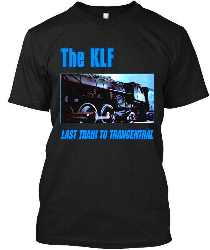 

New Popular The KLF Last Train to Trancentral England Music T-Shirt Tops Tee Size S-4XL L