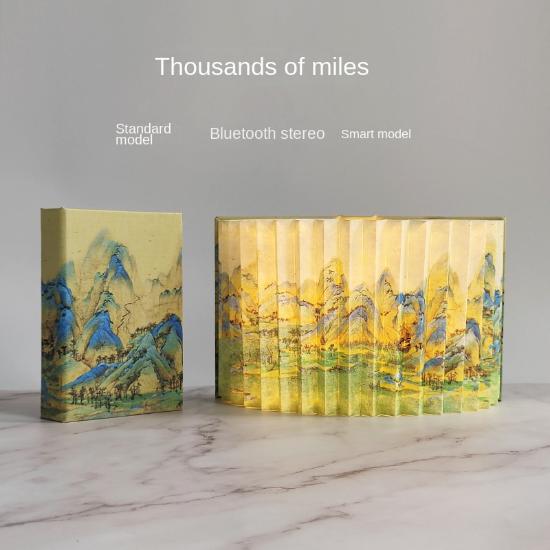 

Книжная лампа, креативный подарок, интеллектуальная Bluetooth-аудиозарядка, маленькая ночная лампа, светодиодная настольная лампа с атмосферой, складная книжная лампа Standard large edition