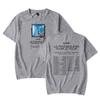 Lorde Ultrasound World Tour 2026 Merch più venduto T-shirt stampata in cotone Unisex Girocollo Casual Manica Corta T-shirt Larga