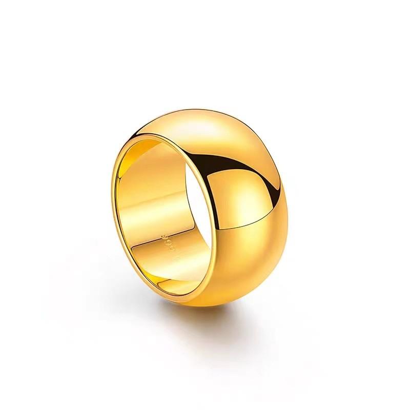 Goldplated Fashionable Copper Couple Ring With Flawless Design Ideal For Everyday Use And Occasions Special