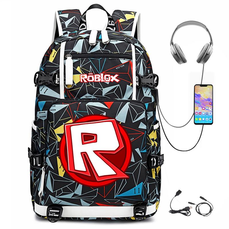 Hot Selling Game-Themed Outdoor Travel Bag Large Capacity with USB Hiking Backpack