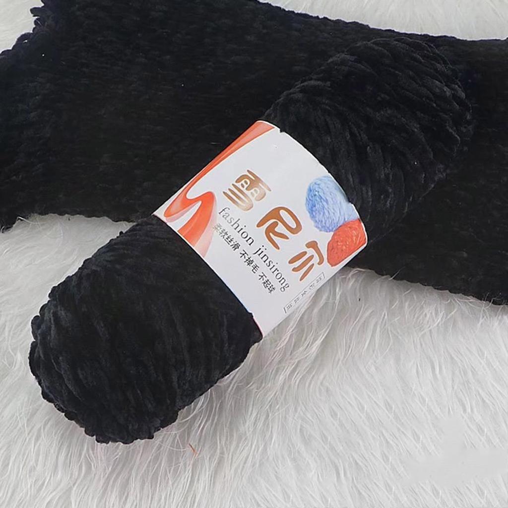 Skin Friendly Velvet Hand Knitting Yarn for DIY Cardigan Gloves Shawl Knitting Threads for Crochet Sweater Scarf Clothes