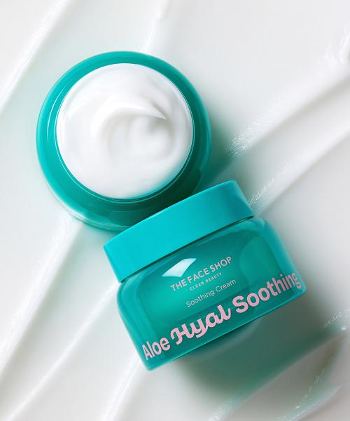 The Face Shop Aloe Hyaluronic Acid Hydrating Soothing Cream 60ml