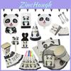 Adorable Panda Animal Party Supplies Tableware Decor For Kids Birthday Celebrations