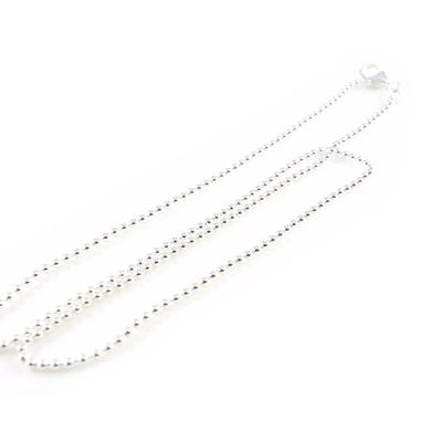 [C7455] - Strieborná retiazka 'Mikro-korálky' 40 cm 1,5 mm