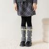 Bow Decor Leg Warmers Lace Trim Kids Leg Sleeves Casual Girls Sock Cuffs  Girls Daily Wear