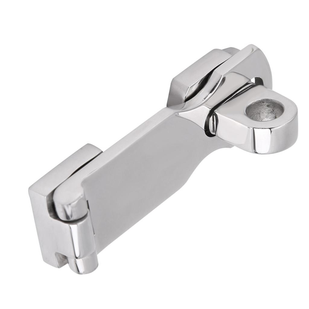 Boat Stainless Steel Locker Latch Clamp Anti Rattle Marine Hatch Fastener 75MM