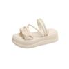Flip-flops with Thick Soles, New Style, Beach Slippers, Soft Heel Heightening Sole, Women's Shoes