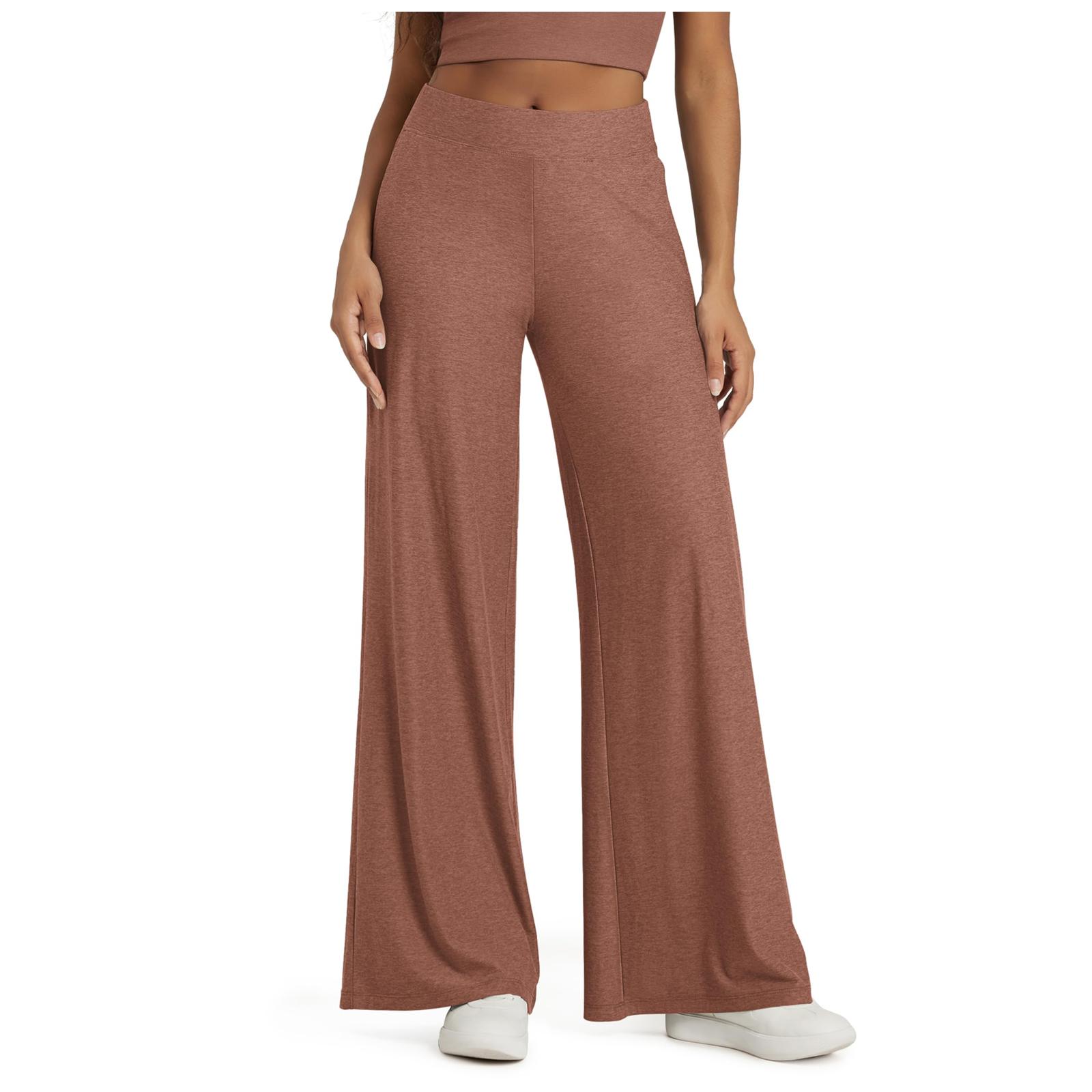 

Women s Casual Fashion -Color Drawstring Loose Straight-Leg Pants XL верблюд