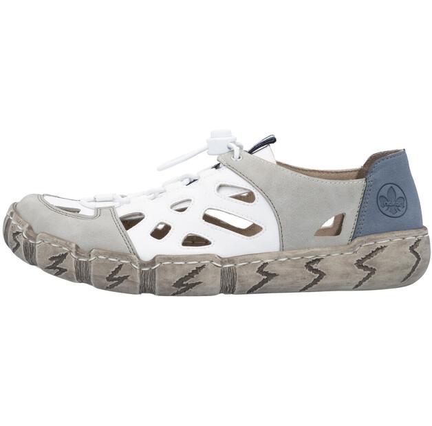 

Женские слипоны Rieker Sportlich leder sneaker cut-outs gummizug 940366 36
