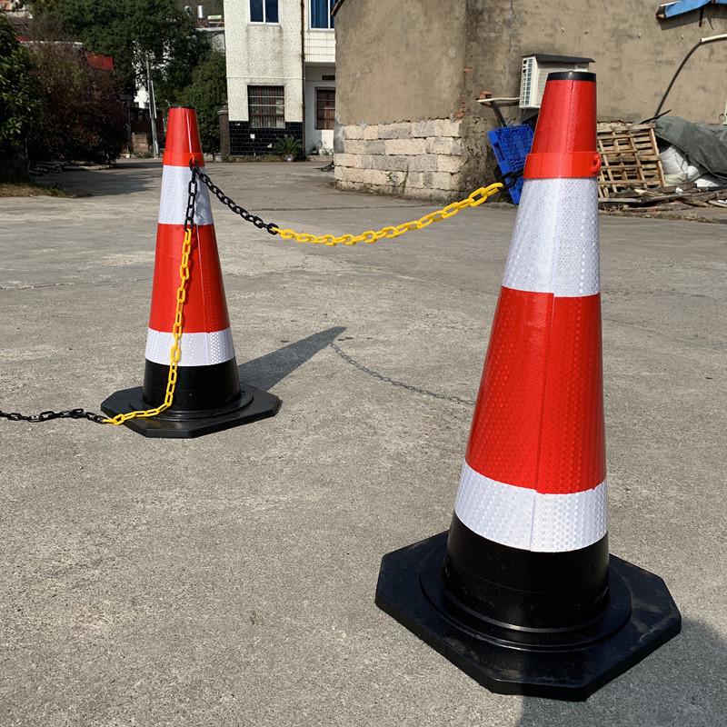 

Reflective Rubber Traffic Cone, Parking Bollard, and Warning Barrier Set