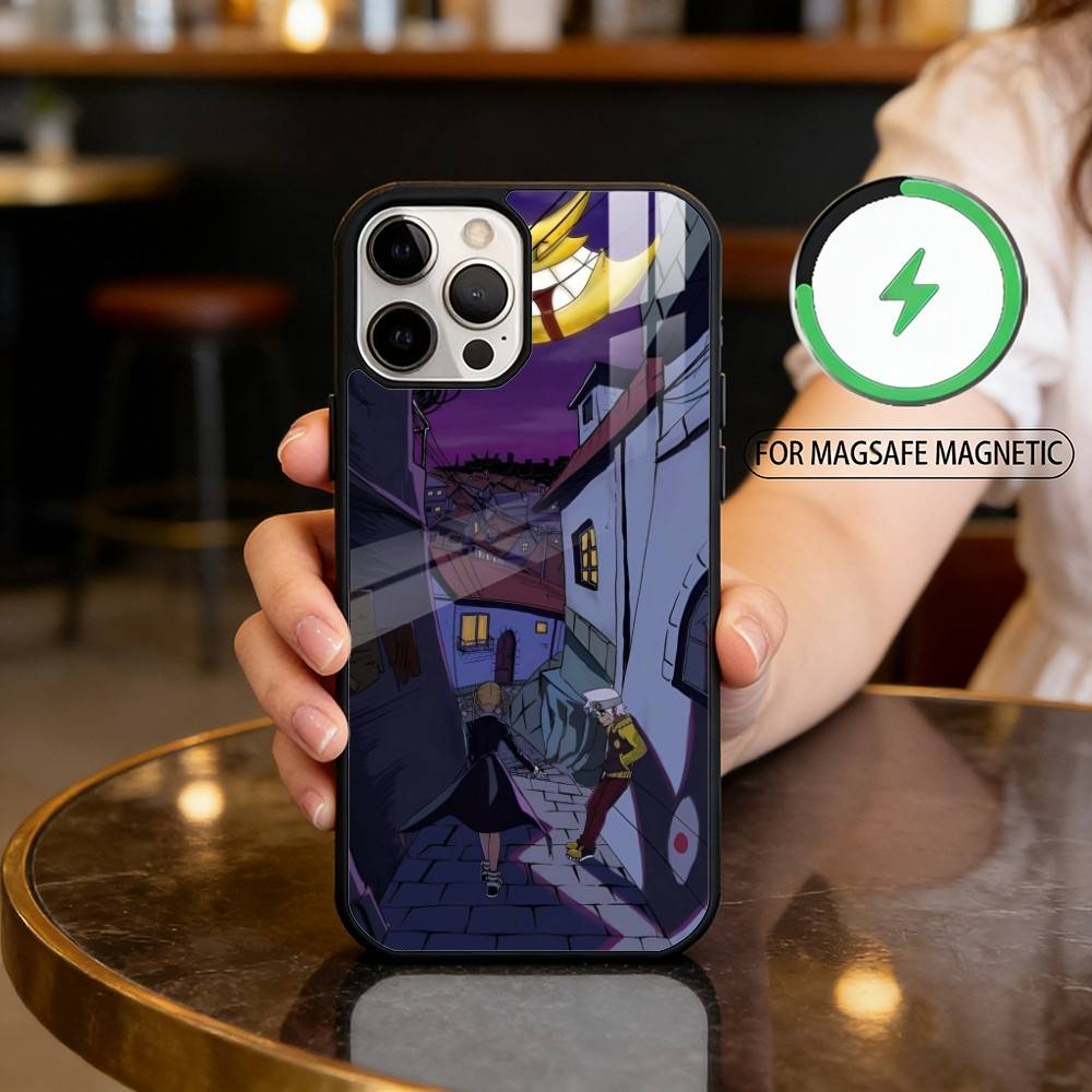 Maka Wallpaper Soul Eater Magnetic For Magsafe Wireless Charging Phone Case For iPhone17,16,15,14,13,12,11 Plus,Pro Max iPhone11