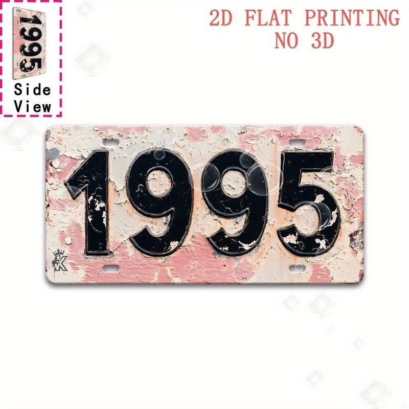 Motorcycle Souvenir License Plate, Metal Auto Wall Decor 15x30cm