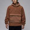 Jordan Flight AS M J Sherpa Top Soft Comfortable Versatile Long Sleeve Hoodie Men Tops Brown FV7453-223