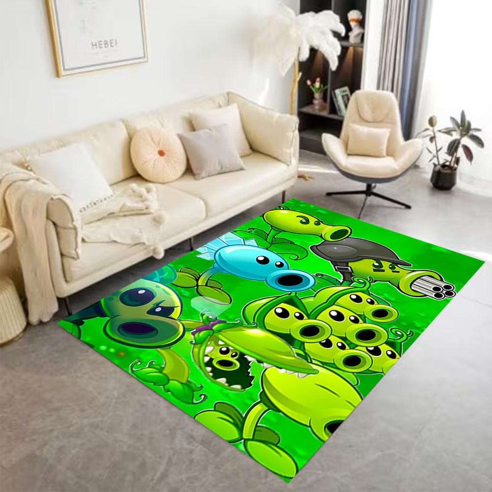 Plants Vs Zombies 2: Tappeto Design Garden Warfare per Soggiorni Corridoio Esterno Dormitori Tappeto Antiscivolo Decorare Uffici