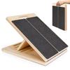 Solid Wood Calf Stretch Incline Board - Leg Slimming Fitness Equipment for Home