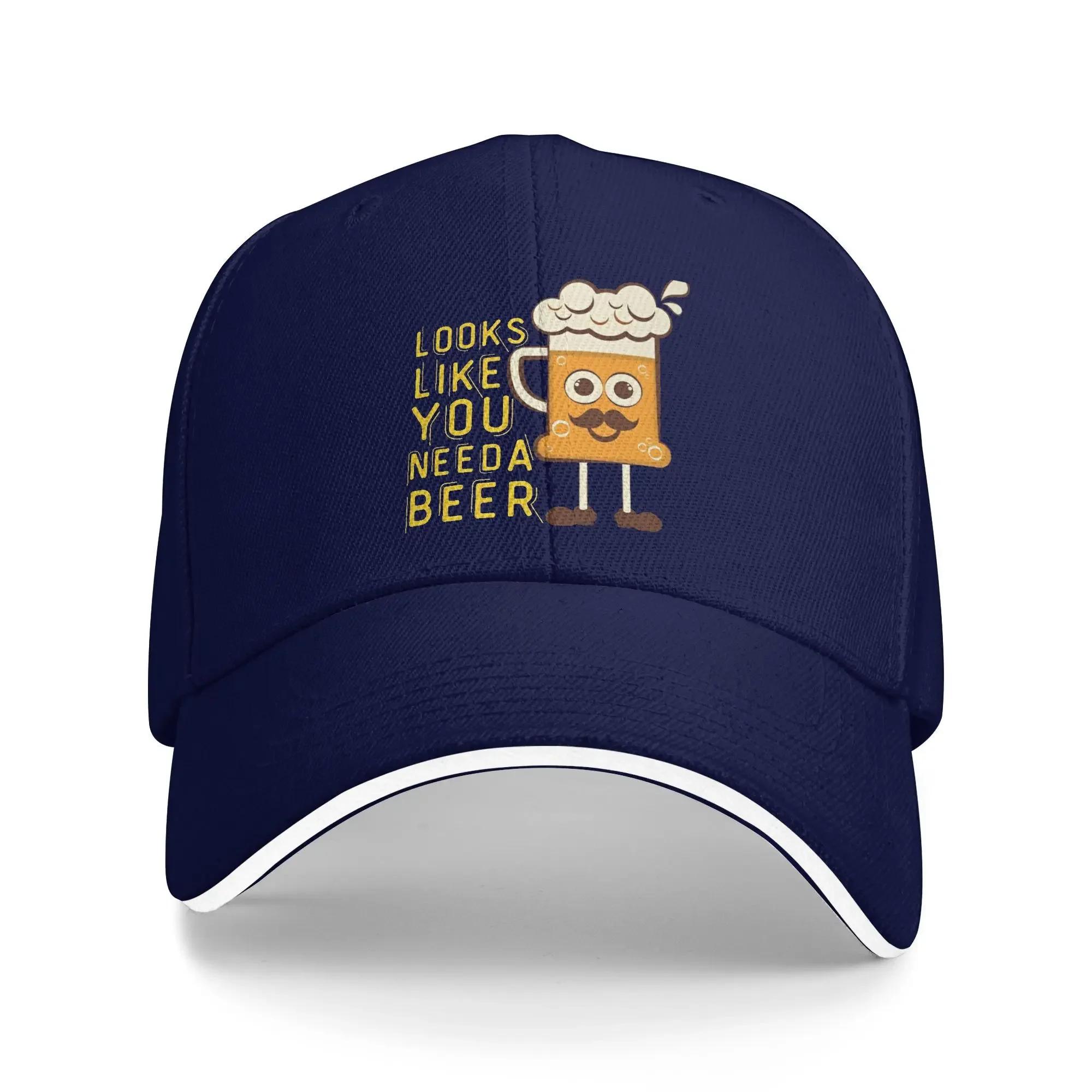 International Beer Day Baseball Cap  Women Men Design Trucker Hat Spring y2k Retro Hunting Camping Wholesale Baseball Caps One Size
