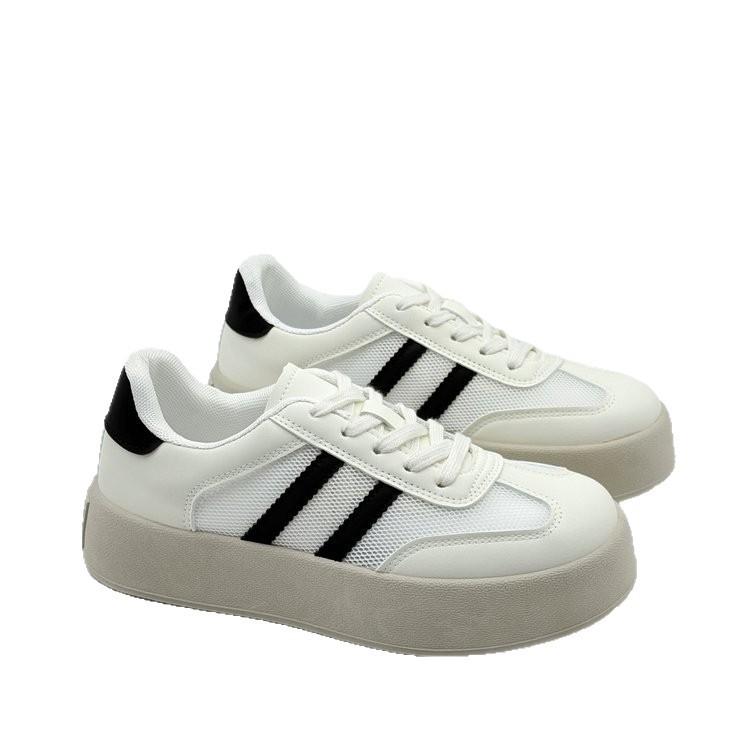 Summer popular mesh German training shoes women's 2025 new muffin platform white shoes classic sports shoes casual board shoes