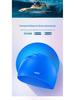 Colorful Silicone Swim Cap for Men & Women – Enlarged, Thickened, Waterproof for Long Hair