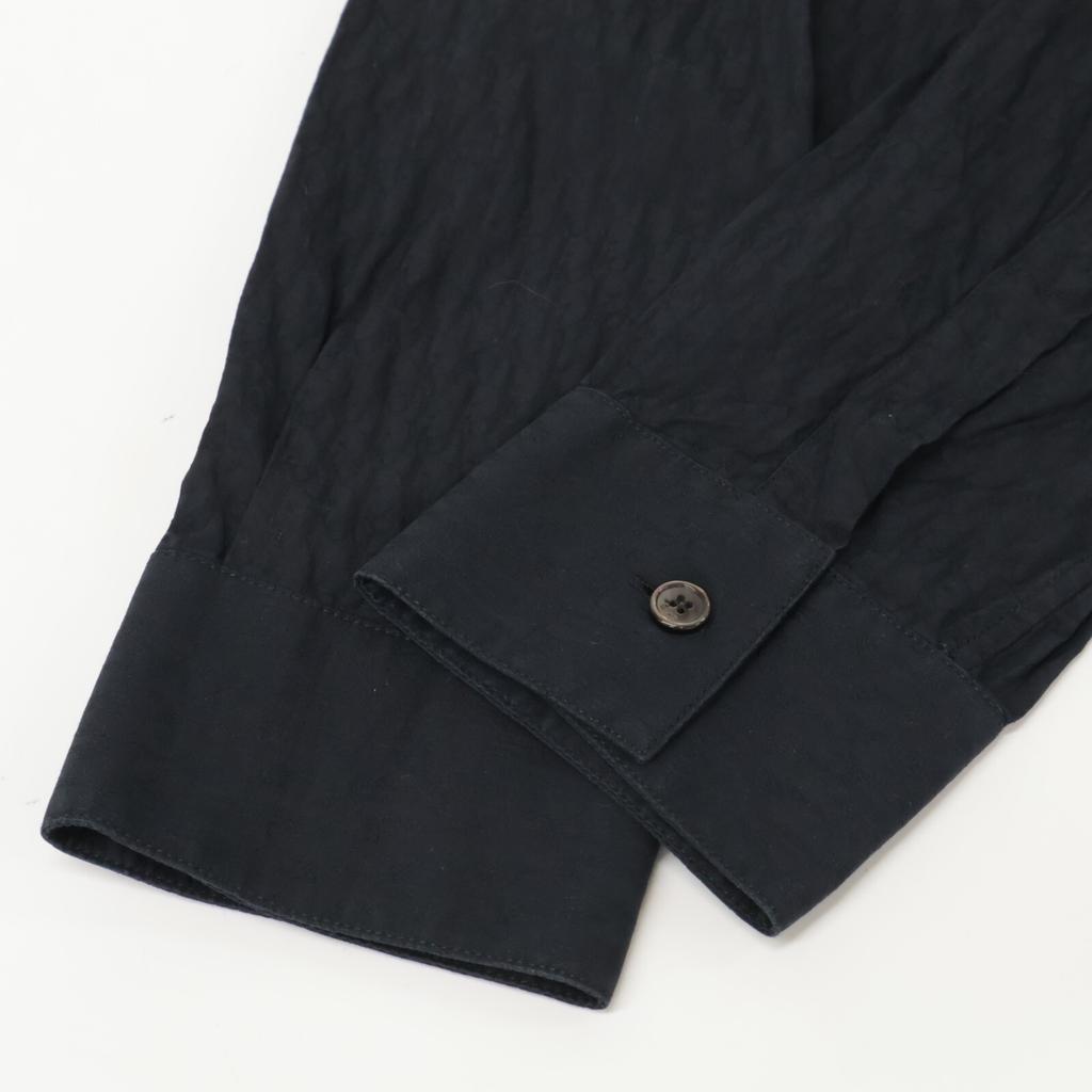 DIOR 013C502A4743 Off-White Cotton Jacquard Shirt tops 39 NavyUsed