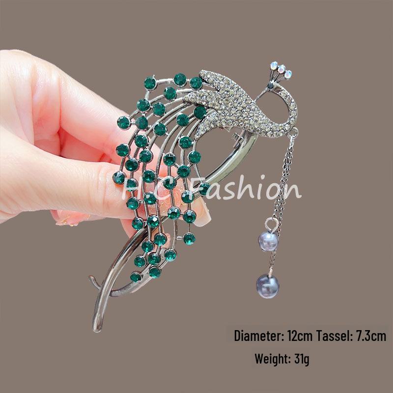 Luxury Fishtail Tassel Hairpin: Elegant Butterfly Twist Clip for Bun or Straight Hair