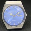 VINTAGE SEIKO AUTOMATIC 6309A JAPAN MENS BLUE COLOR DIAL WATCH A701502-5 R206b-a701502