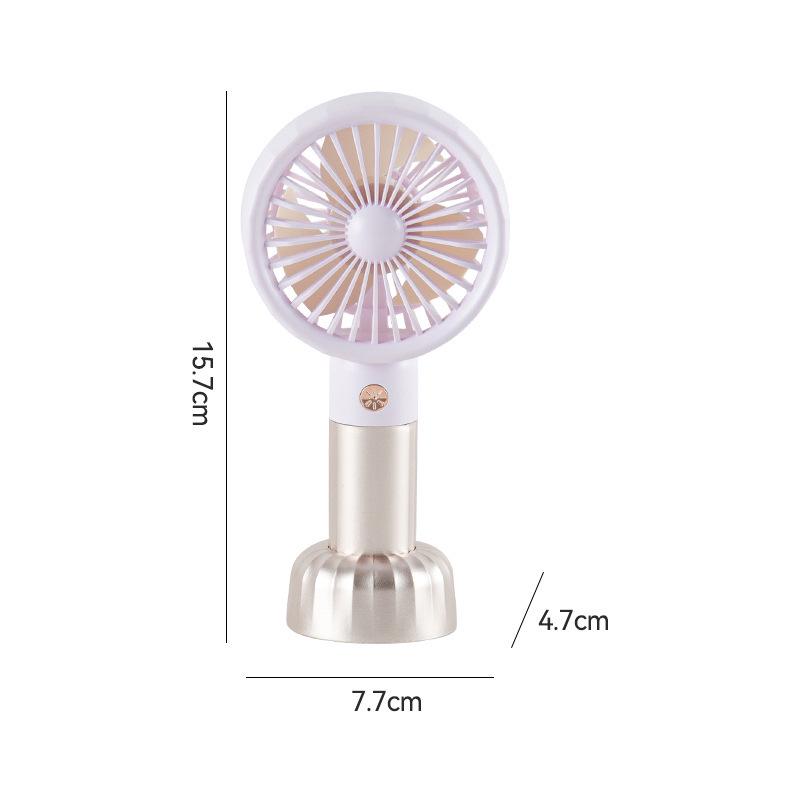 

Dimi 2025 Portable USB Silent Fan: Handheld, Desktop, Dorm Use, Small and Ideal for Outdoors 7.5*4.2*15.5 cm розовый/фиолетовый