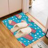 1PC Custom Name Popcorn Party Night Theme Floor Mat Ideal for Living Room, Game Rooms, Office, Bedroom Floor Mat Playful Design