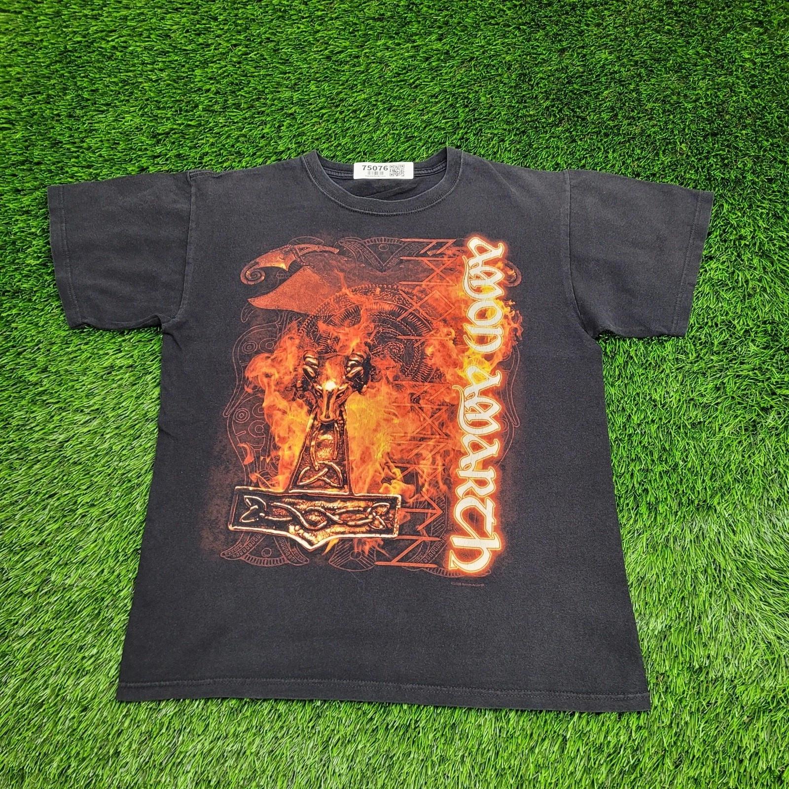 Amon-Amarth Shirt Medium 20x25 Metal Black 2XL
