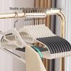 5-Pack Non-Slip Anti-Deform Shoulder Hangers: Seamless Thickened Clothes Rack & Closet Storage Solution