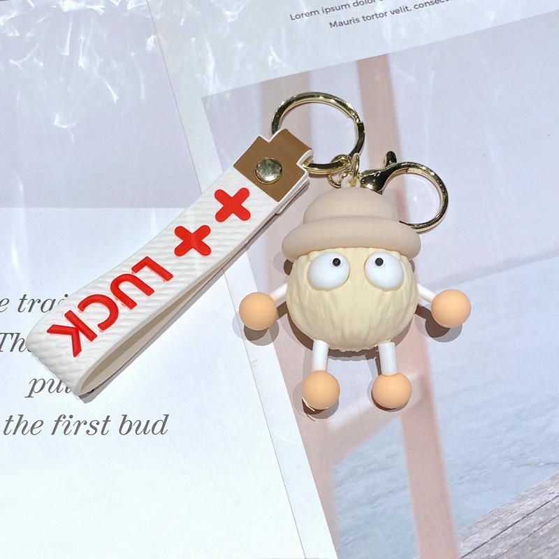 Anime Cartoon Spirited Away Black Coal Ball Elf Keychain Cute Pendant Pendant Car Key Chain large