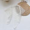 Heart Pattern Triangular Scarf Retro Lace Scarf Versatile Binder Scarf  Women's Accessory