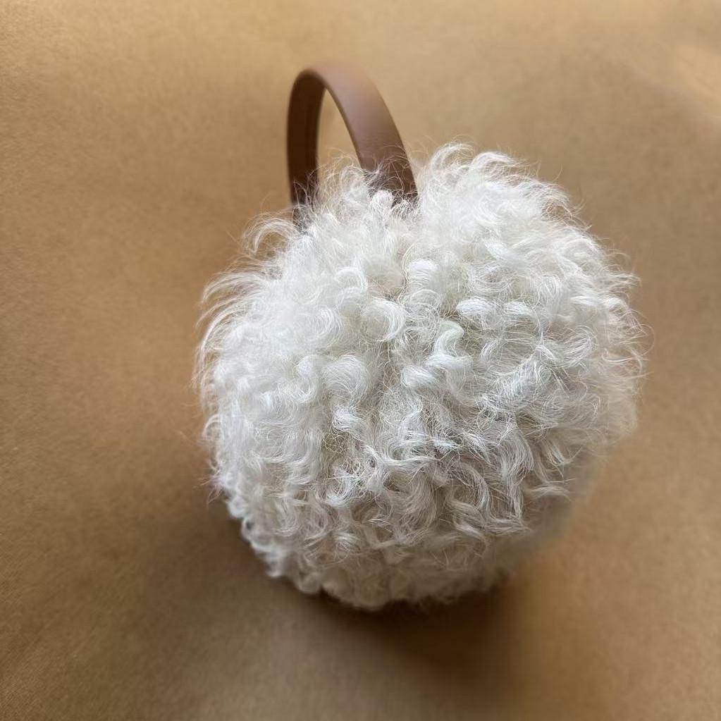 

Премиальные наушники из овечьей шерсти - 100% шерсть, зимние согревающие уши, защита ушей от мороза из овчины