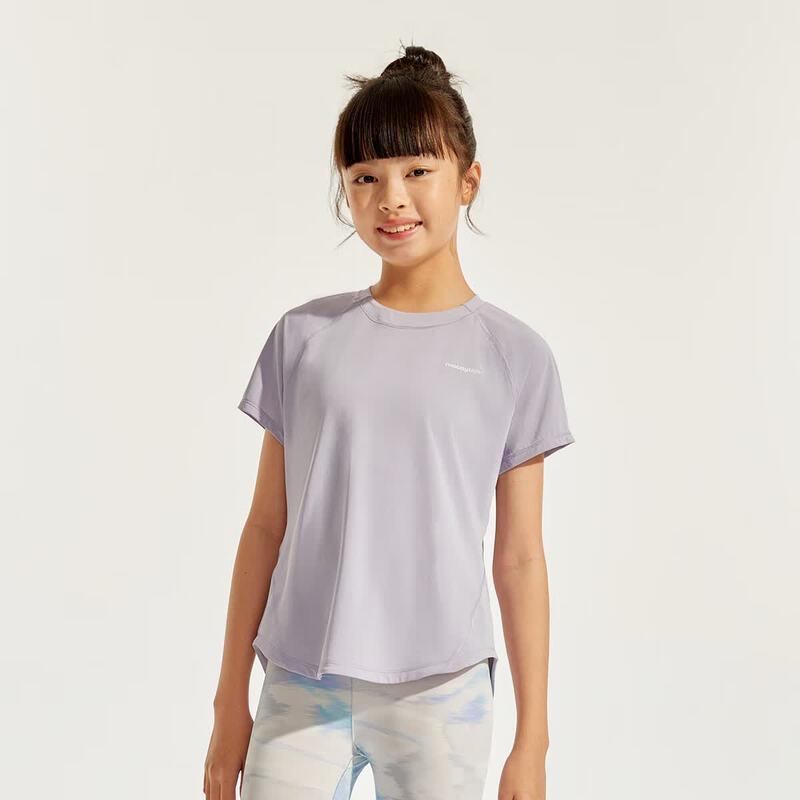Moodytiger Girl s Breathable Quick-Dry Short Sleeve Sports T-Shirt 110