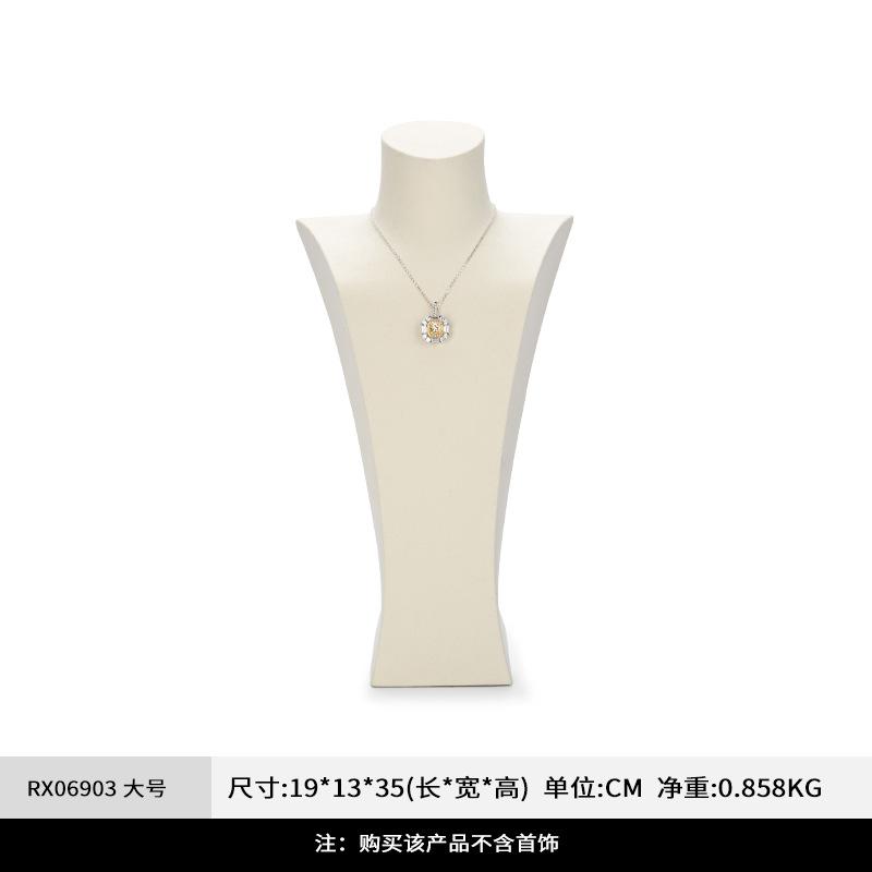 Premium Jewelry Display Stand Luxury Necklace Pendant Bust Counter Showcase Props