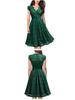 2024 Retro Lace V-Neck Sleeveless Cocktail Dress with Big Swing