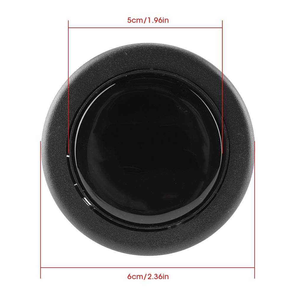 Car Horn Button, Steering Horn Button, Long-term Use, Unique Button, Mounting Diameter: 2.0 inches