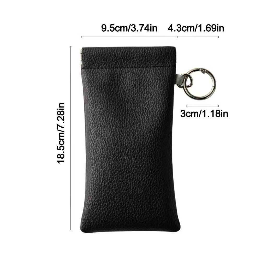 Dustproof Glasses Protective Case PU Leather Sunglasses Case Eyeglass Storage Bag  Travel Use