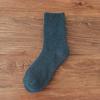 Women's Mid-Calf Autumn/Winter Cotton Socks & Men's Thick Fleece-Lined Warm Terry Over-the-Knee Socks