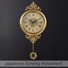 Brass Wall Clock Modern Wall Watch Luxury Aesthetic Large Art Pendulum Clocks Minimalist Silent Elegant Living Room Watches