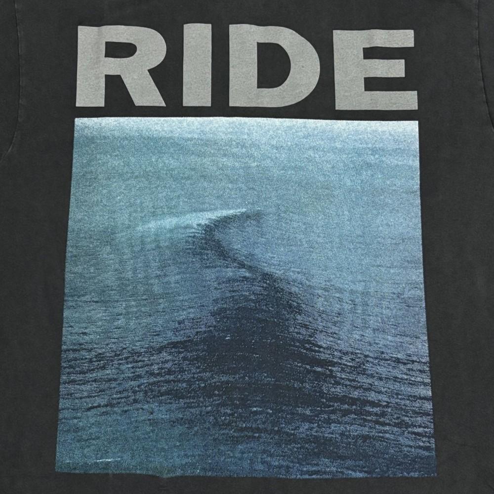 VTG RIDE Nowhere Shoegaze Band 1990 Sz.L Album Cover Single Stitch Shirt REPRINT