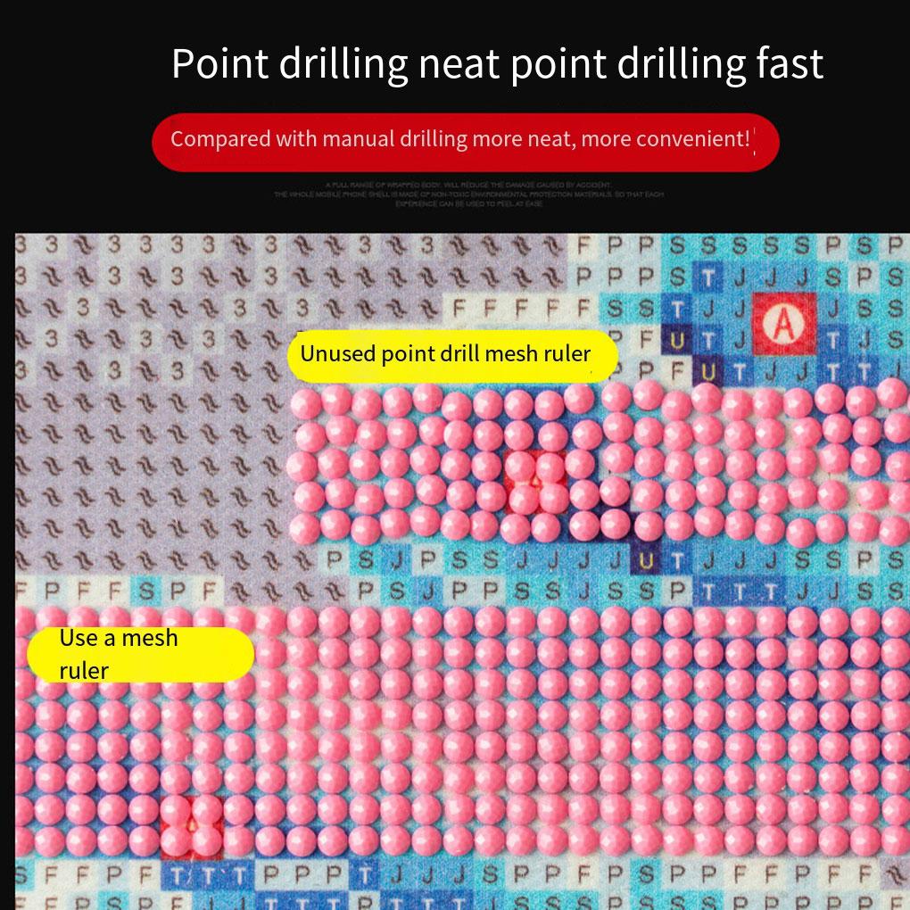 Precision Measuring Made Easy Stainless Steel Diamond Mesh Ruler Diamond Drawing Mesh Ruler Easy