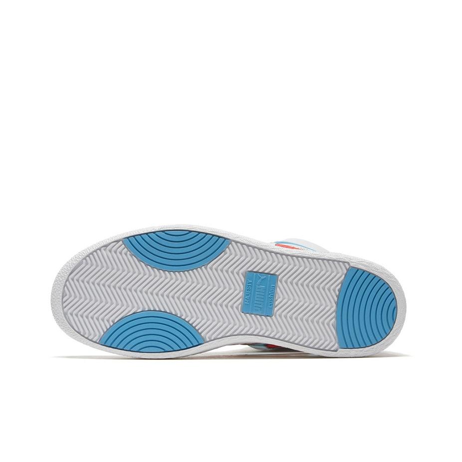 Puma Ralph Sampson Mid Szklane Sneakersy Sneakersy Unisex Białe 371582-02